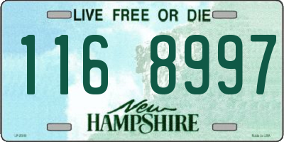 NH license plate 1168997