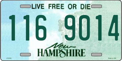 NH license plate 1169014