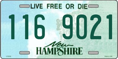 NH license plate 1169021