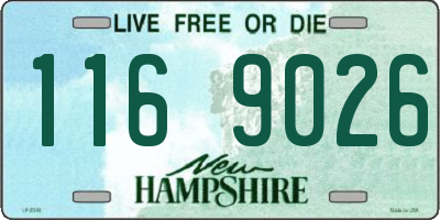 NH license plate 1169026