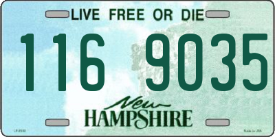 NH license plate 1169035