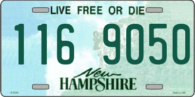 NH license plate 1169050
