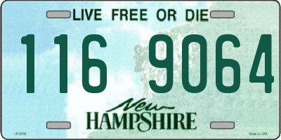 NH license plate 1169064