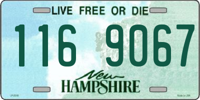 NH license plate 1169067