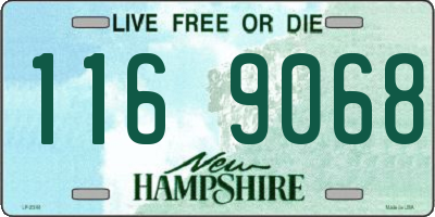 NH license plate 1169068