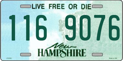 NH license plate 1169076