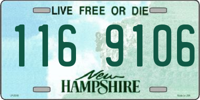 NH license plate 1169106
