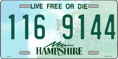 NH license plate 1169144