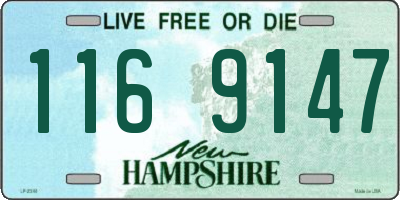 NH license plate 1169147