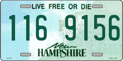 NH license plate 1169156