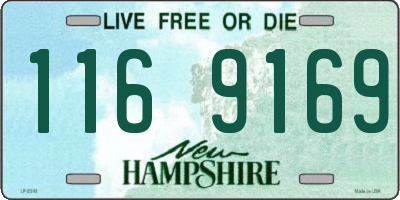 NH license plate 1169169