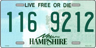 NH license plate 1169212