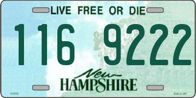 NH license plate 1169222