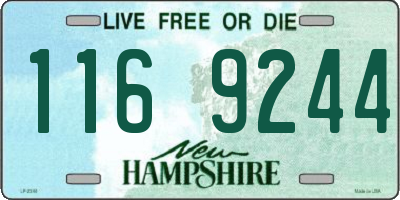NH license plate 1169244