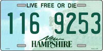 NH license plate 1169253