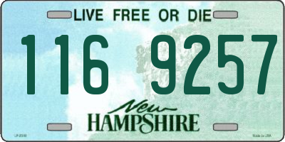 NH license plate 1169257
