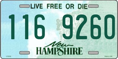 NH license plate 1169260
