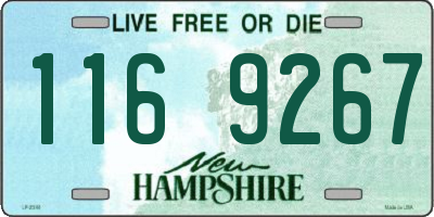 NH license plate 1169267
