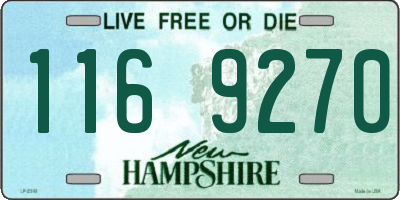 NH license plate 1169270