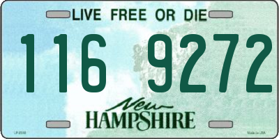 NH license plate 1169272