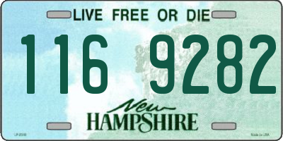 NH license plate 1169282