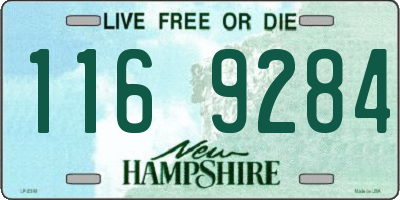 NH license plate 1169284