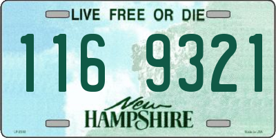NH license plate 1169321