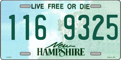 NH license plate 1169325
