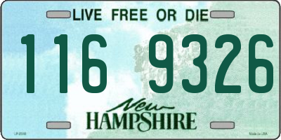 NH license plate 1169326