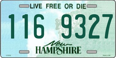 NH license plate 1169327