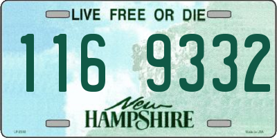 NH license plate 1169332