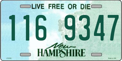 NH license plate 1169347