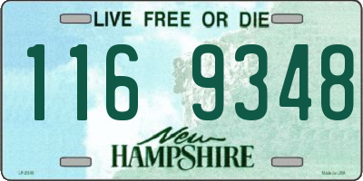 NH license plate 1169348