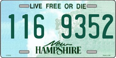 NH license plate 1169352