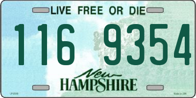 NH license plate 1169354