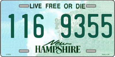NH license plate 1169355