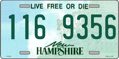 NH license plate 1169356