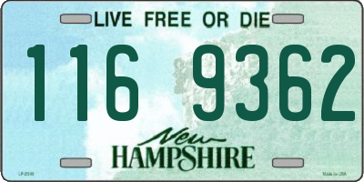 NH license plate 1169362