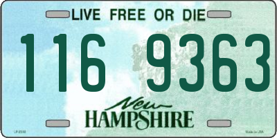 NH license plate 1169363