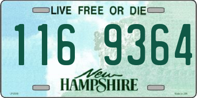 NH license plate 1169364