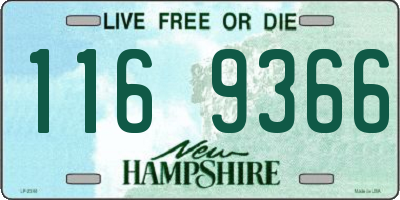 NH license plate 1169366
