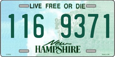 NH license plate 1169371