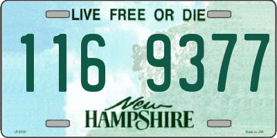 NH license plate 1169377