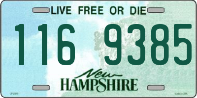 NH license plate 1169385