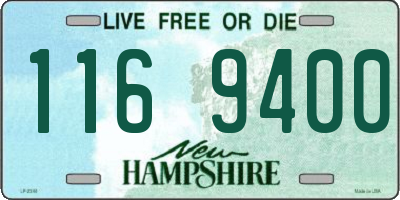 NH license plate 1169400