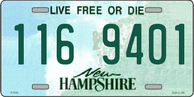 NH license plate 1169401