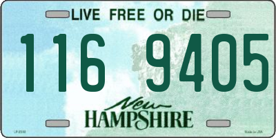 NH license plate 1169405