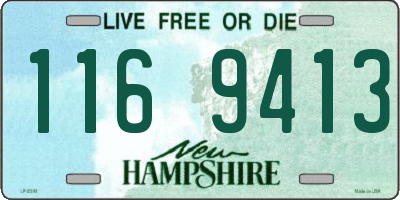 NH license plate 1169413