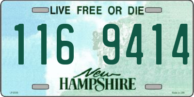 NH license plate 1169414