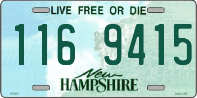 NH license plate 1169415